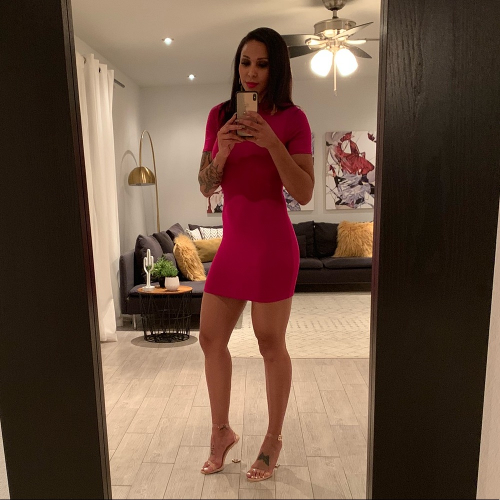 Naked Wardrobe Hot Pink Mini